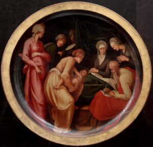 Pontormo, natività del battista 01 (1)